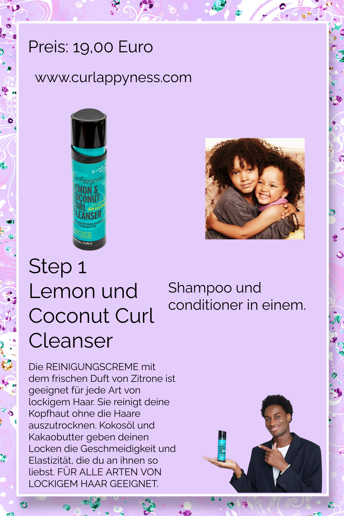 Kids Bundle: Hydrating Power Kit für lockige Kinder